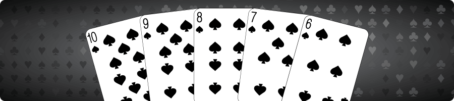 combinacoes de maos do poker straight flush