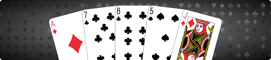 combinacoes de maos do poker carta alta